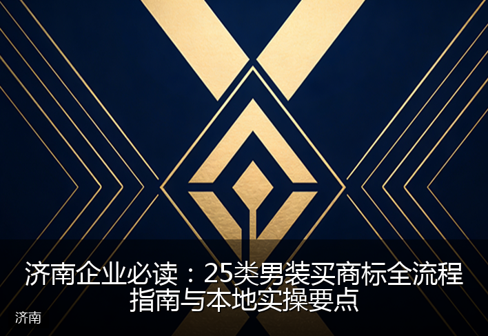 济南企业必读：25类男装买商标全流程指南与本地实操要点